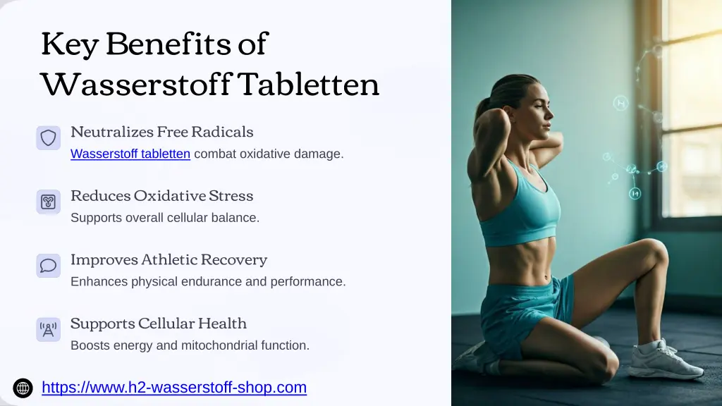 key benefits of wasserstoff tabletten neutralizes