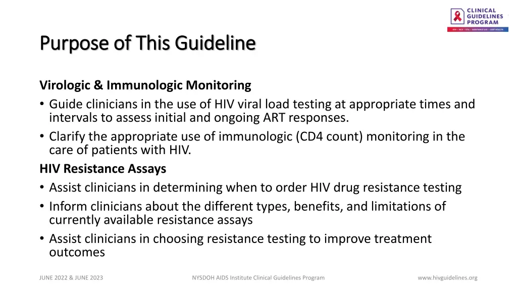 purpose of this guideline purpose of this
