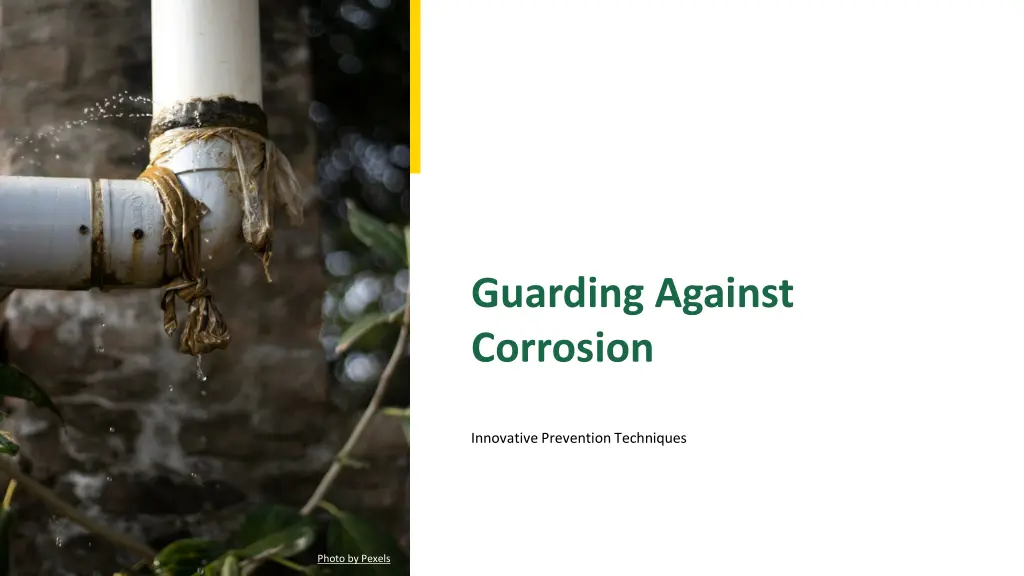 guarding against corrosion
