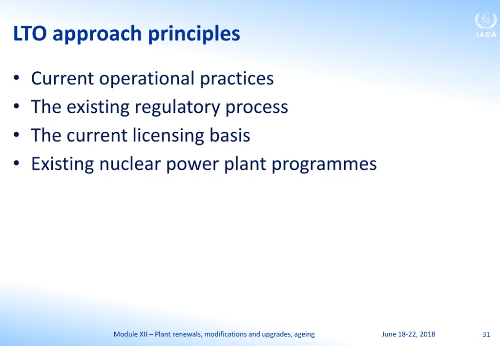 lto approach principles