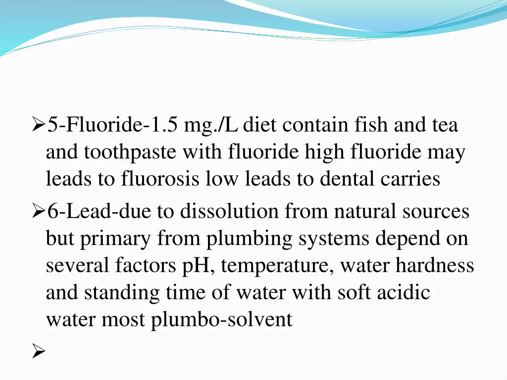 5 fluoride 1 5 mg l diet contain fish