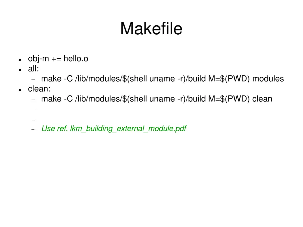 makefile