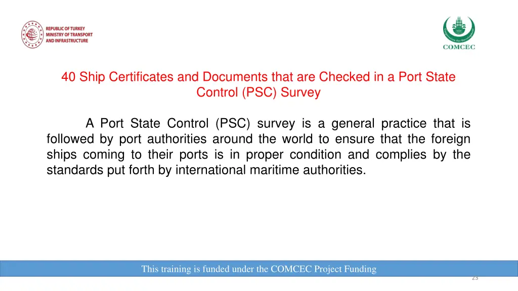 40 ship certificates and documents that