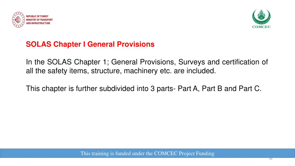 solas chapter i general provisions
