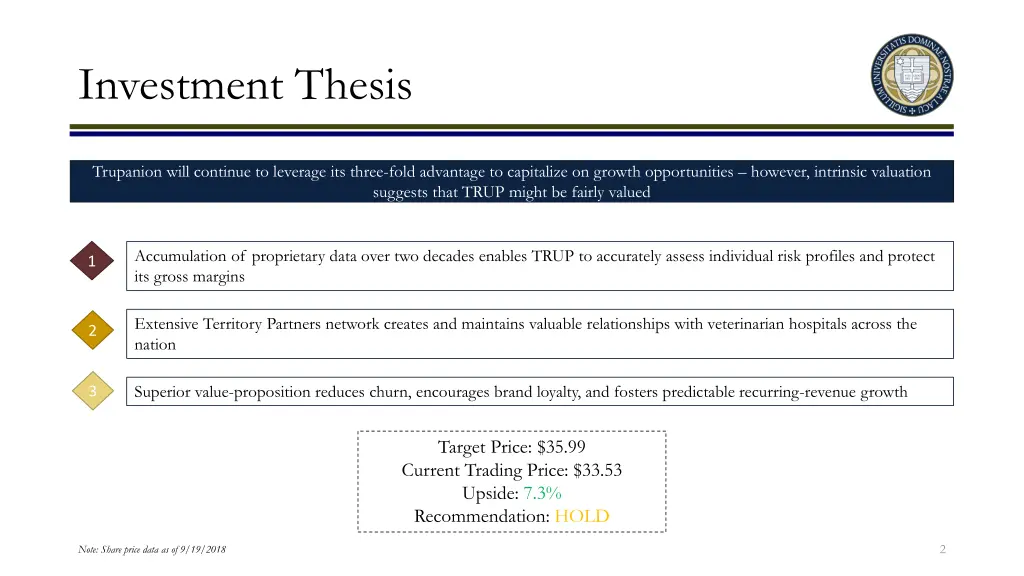 investment thesis