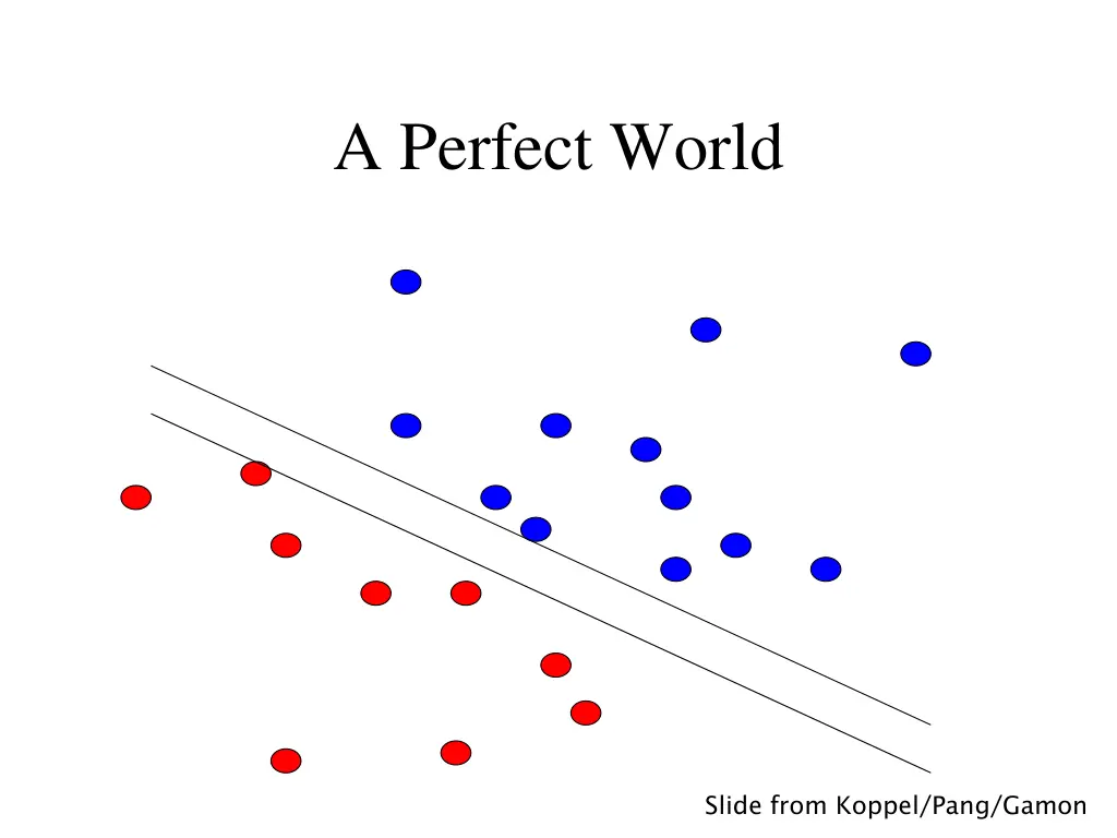 a perfect world