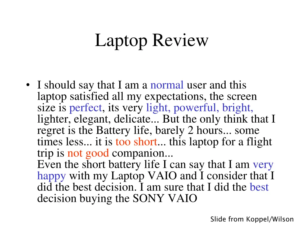 laptop review