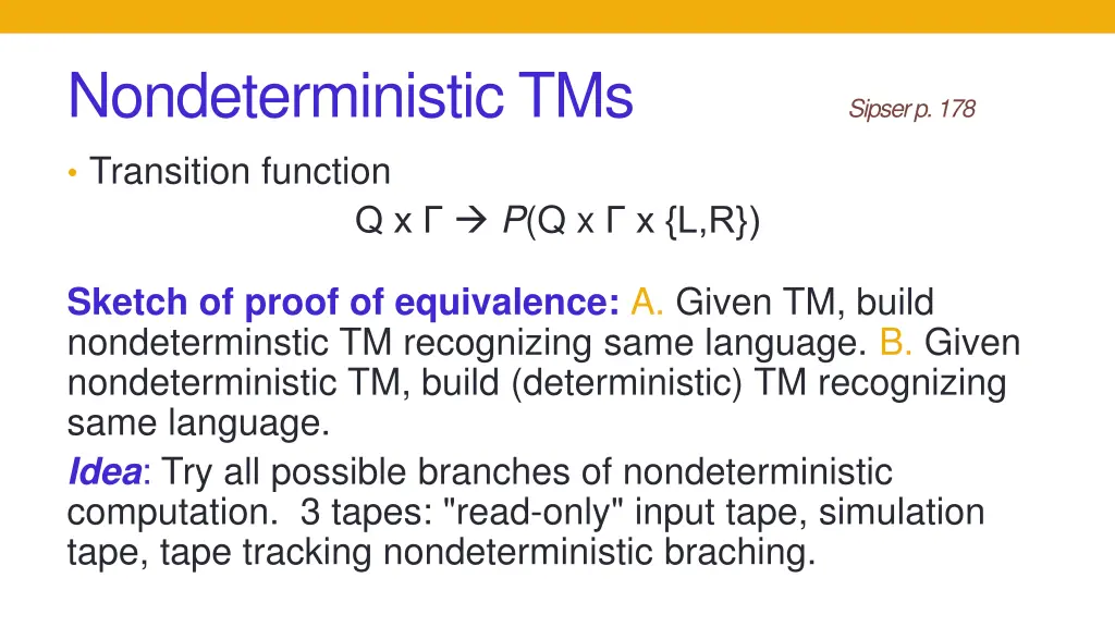 nondeterministic tms