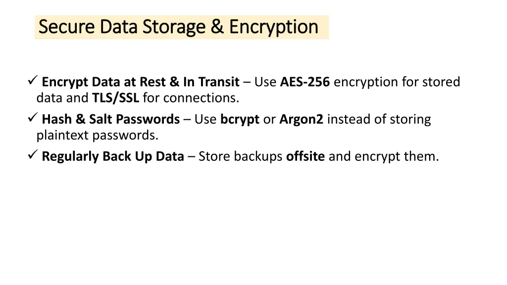 secure data storage encryption secure data