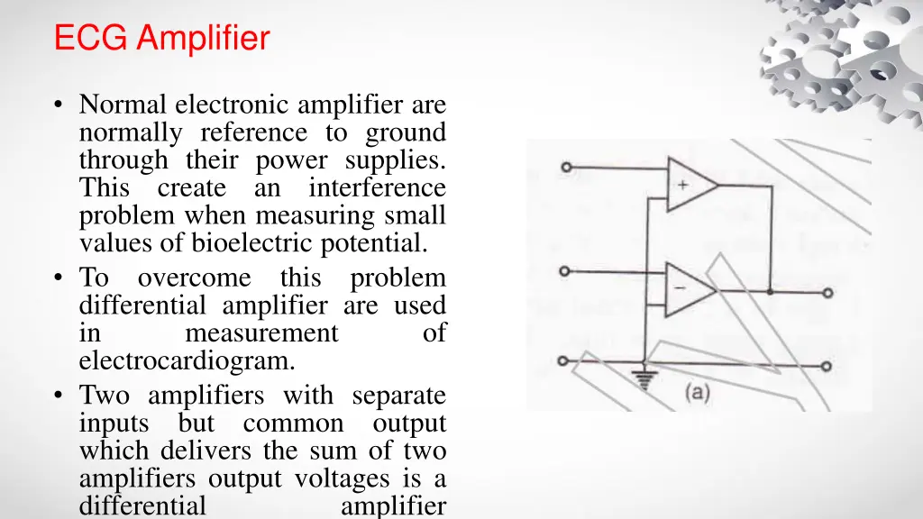 ecg amplifier