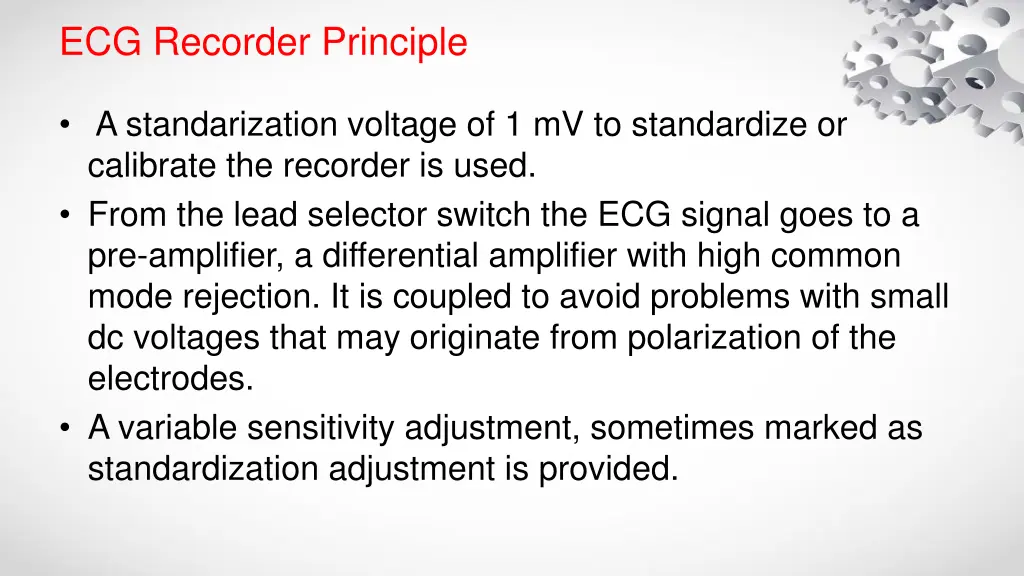 ecg recorder principle 1