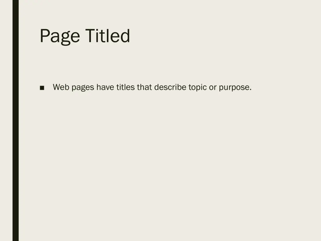 page titled