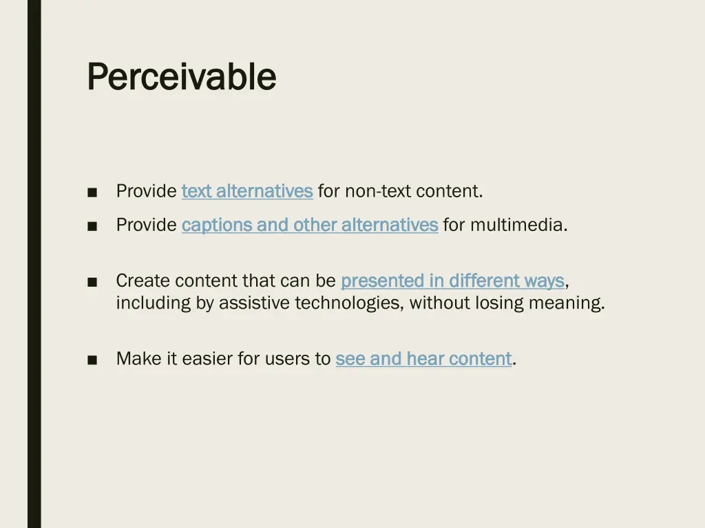 perceivable perceivable