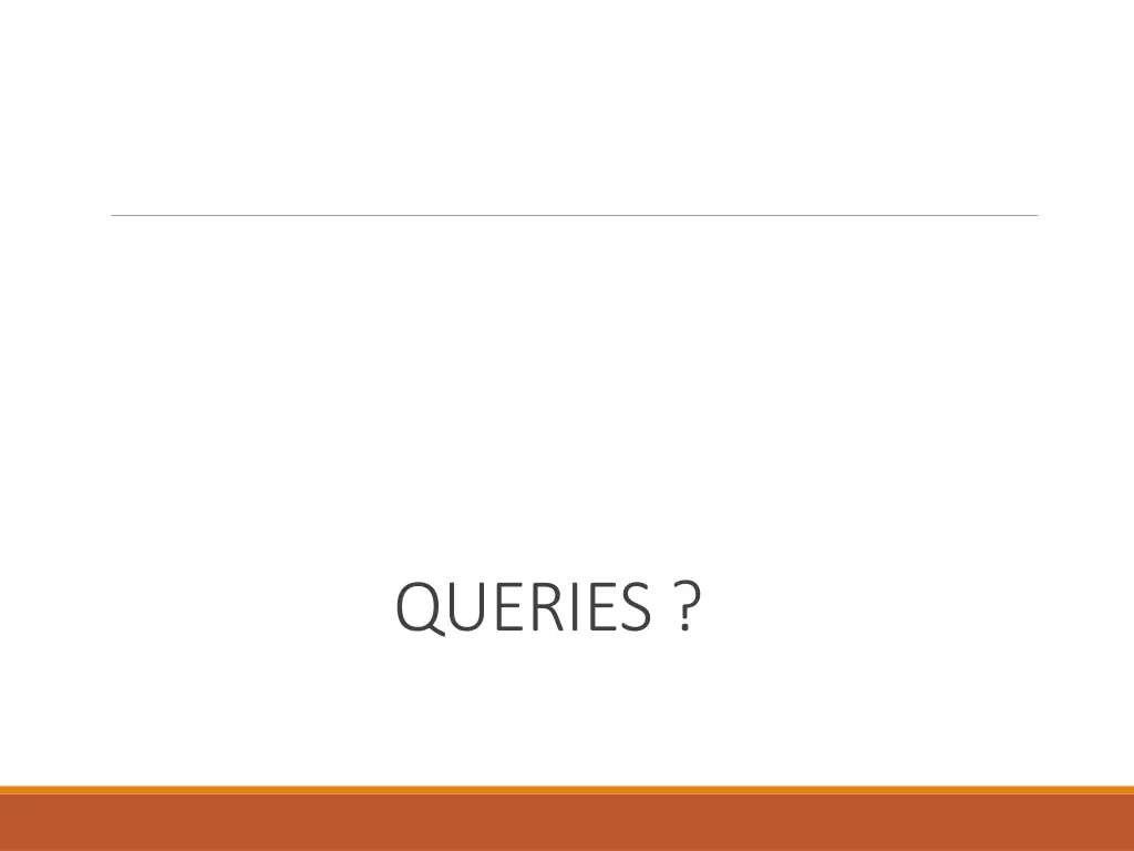 queries