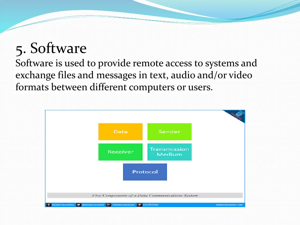 5 software software is used to provide remote