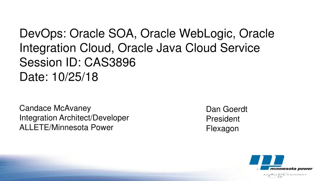 devops oracle soa oracle weblogic oracle