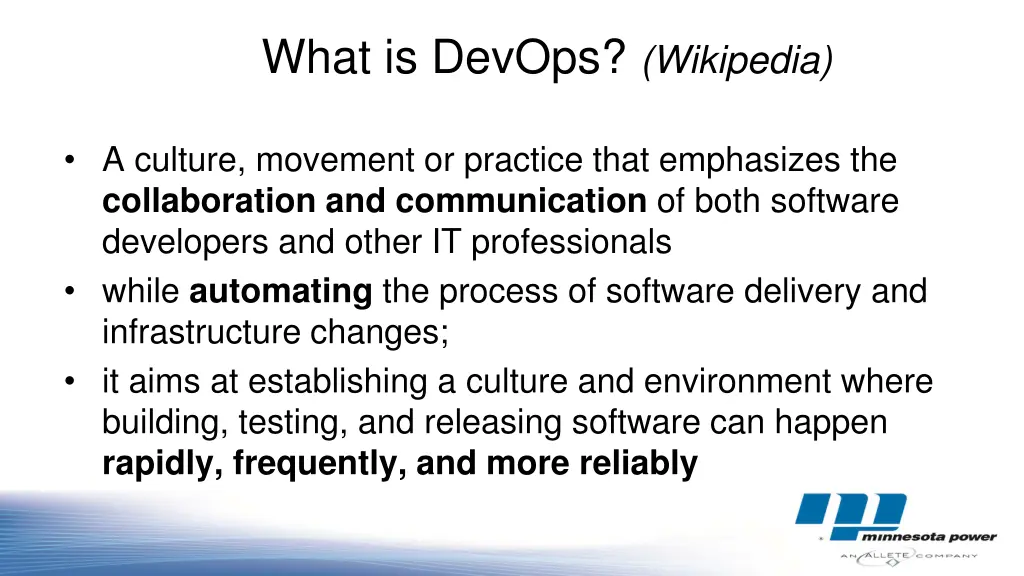 what is devops wikipedia
