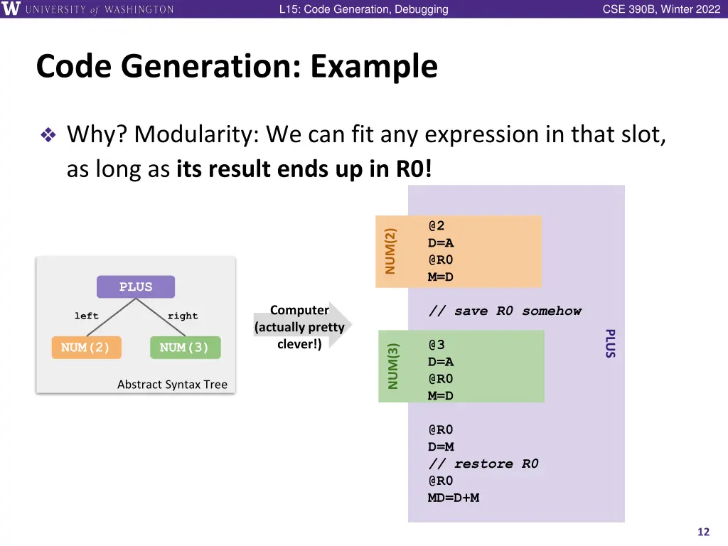 l15 code generation debugging 11