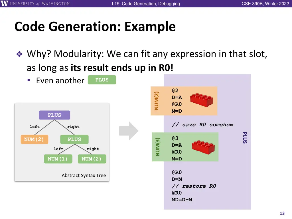 l15 code generation debugging 12