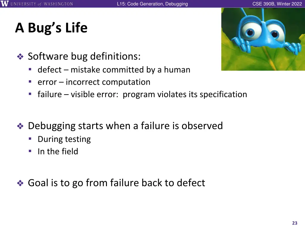 l15 code generation debugging 22