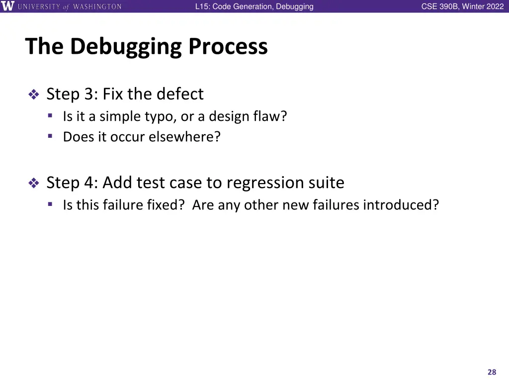 l15 code generation debugging 27