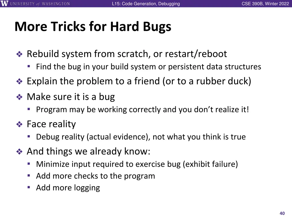 l15 code generation debugging 39