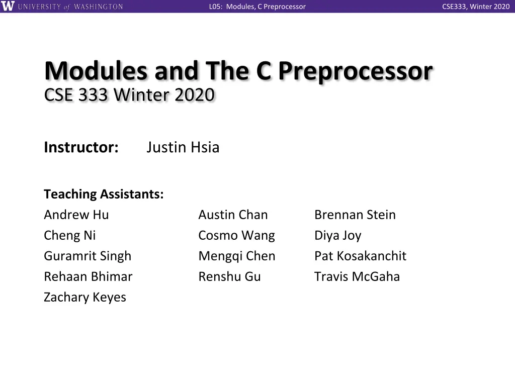l05 modules c preprocessor