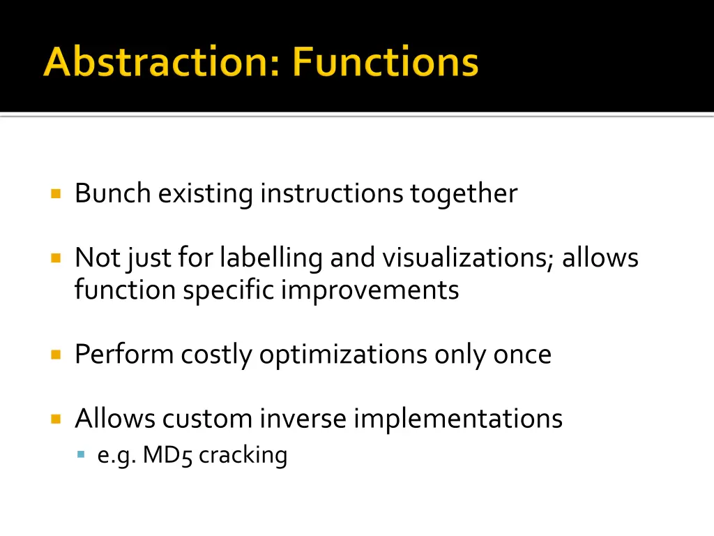 bunch existing instructions together