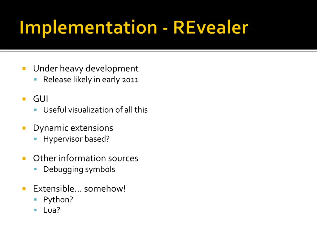under heavy development release likely in early