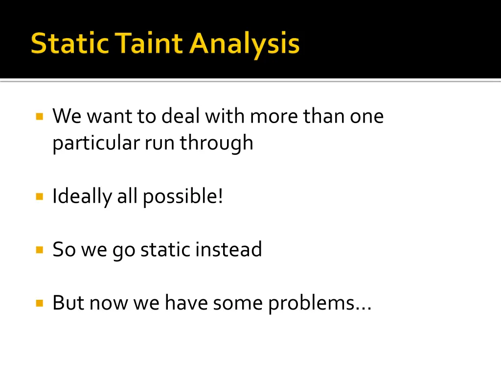 we want to deal with more than one particular