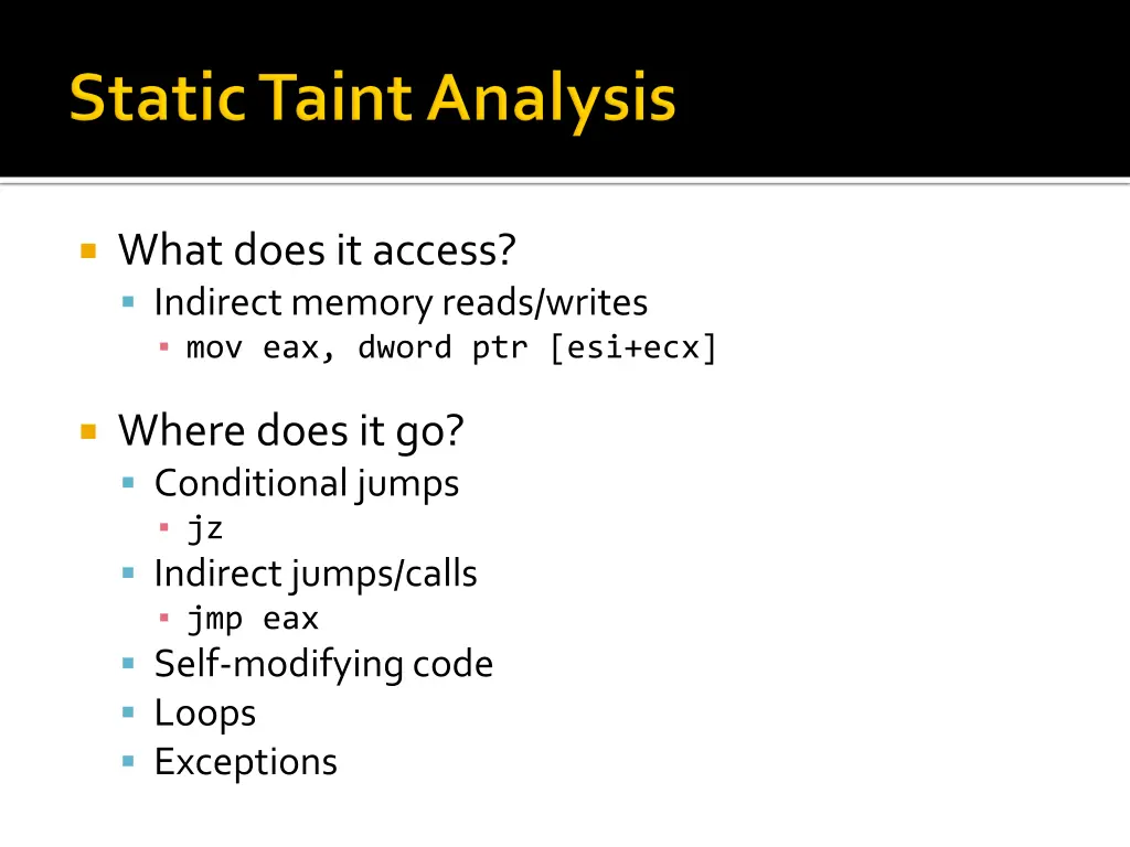 what does it access indirect memory reads writes
