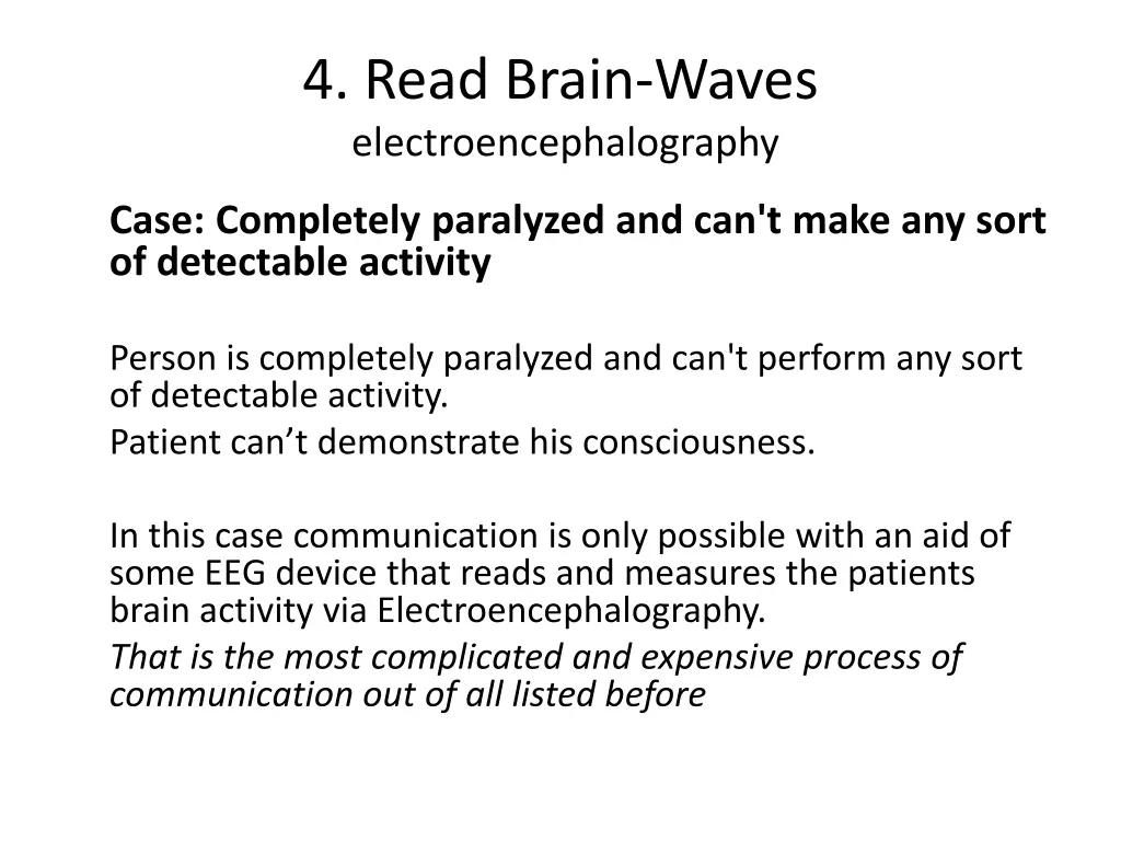 4 read brain waves electroencephalography