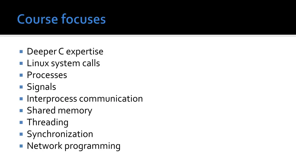deeper c expertise linux system calls processes