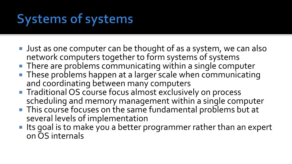 just as one computer can be thought