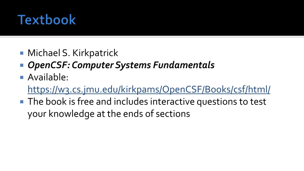 michael s kirkpatrick opencsf computer systems