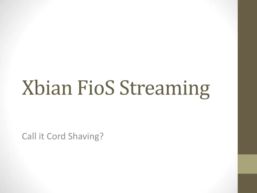xbianfiosstreaming