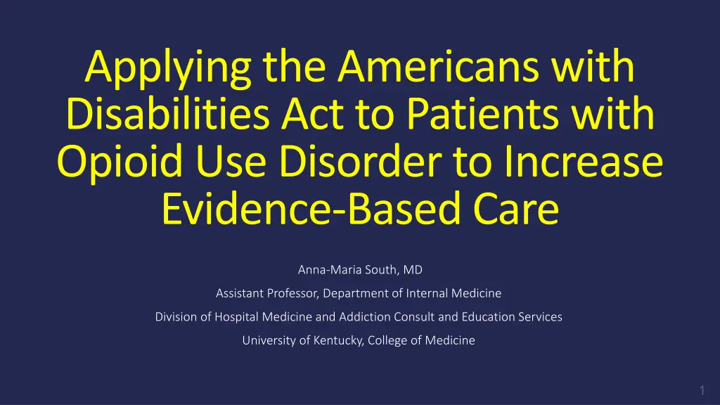 applying the americans with disabilities