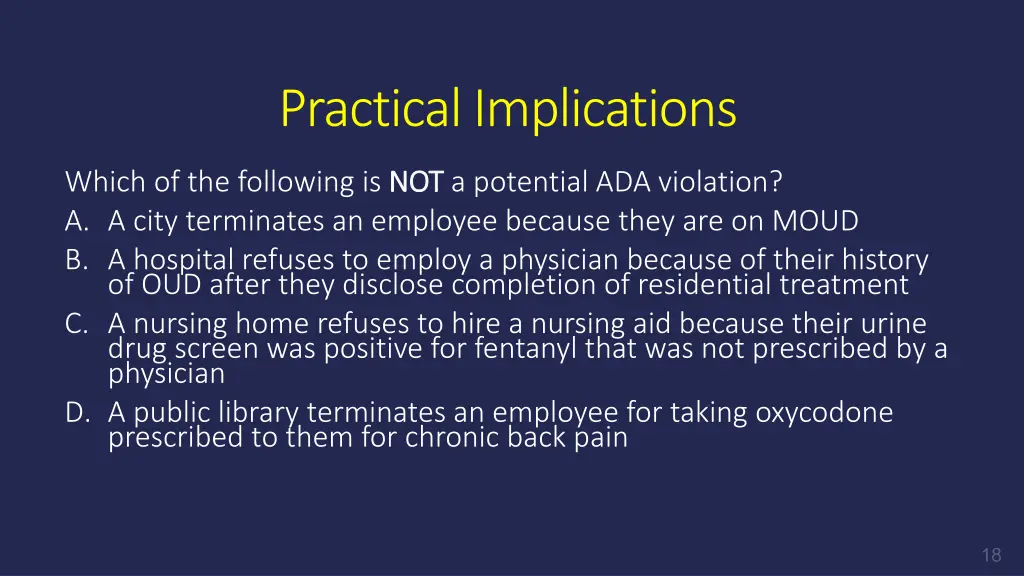 practical implications