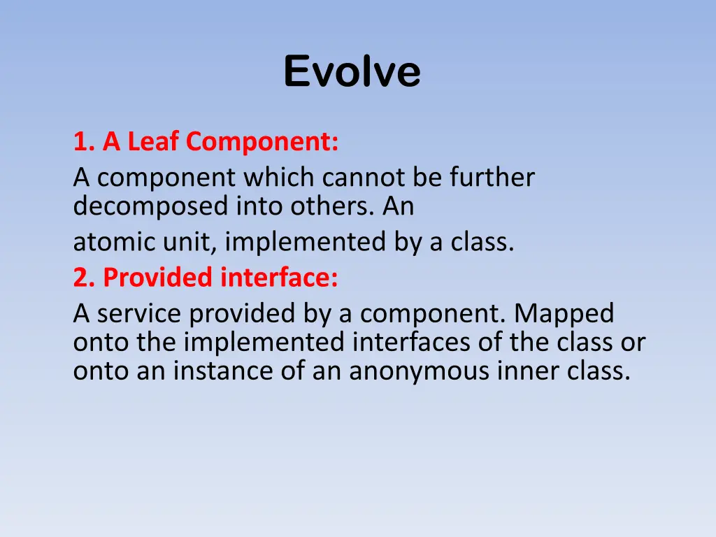 evolve 1