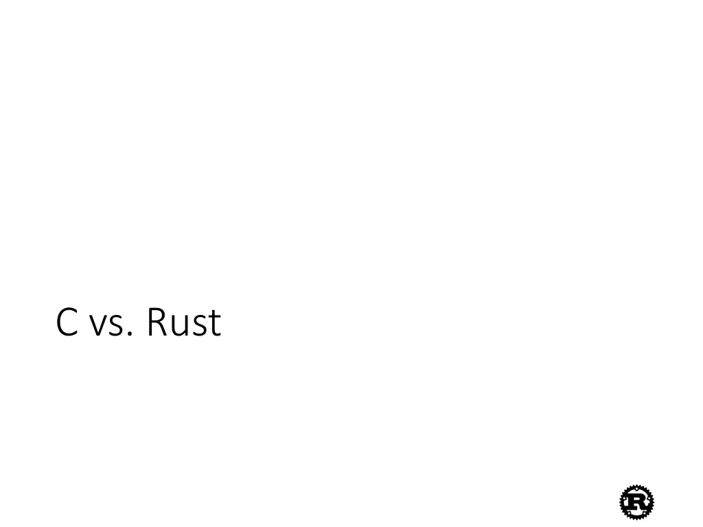 c vs rust