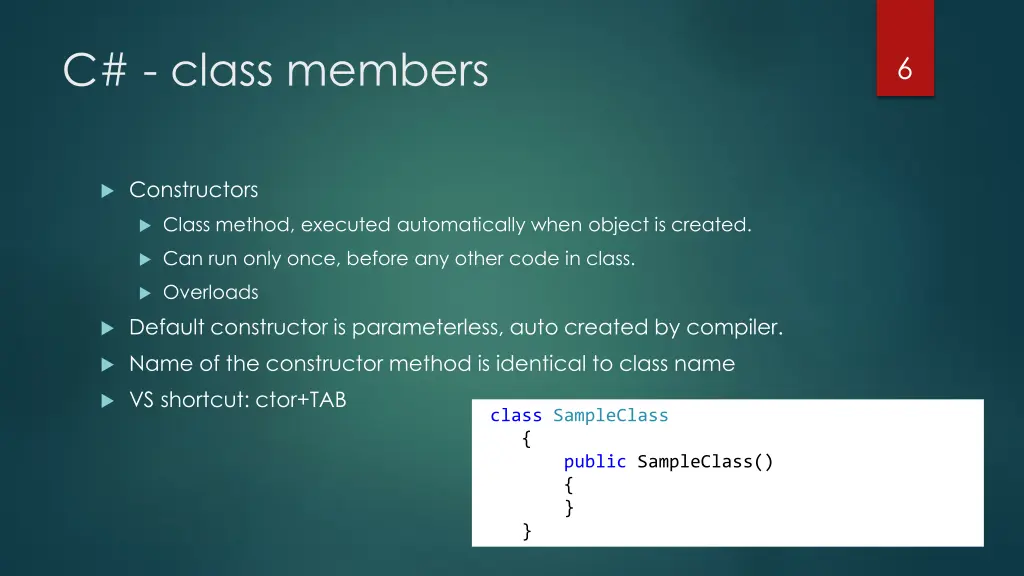 c class members 2