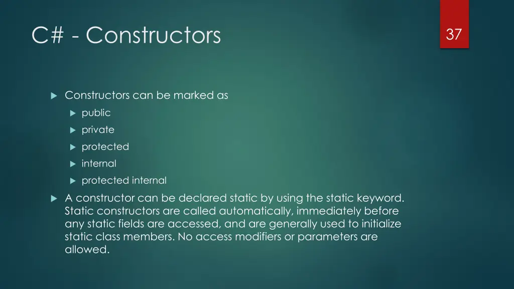 c constructors 3