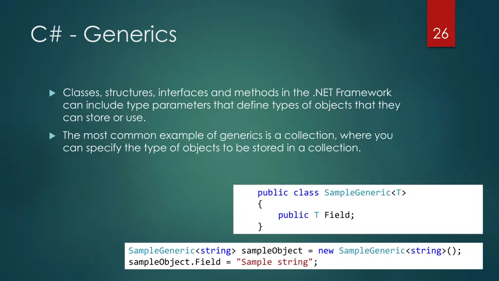 c generics