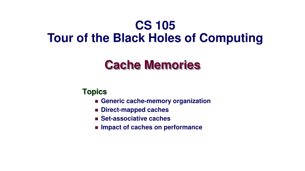 cs 105