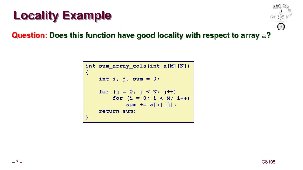 locality example 1