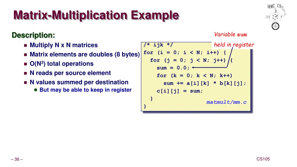 matrix multiplication example