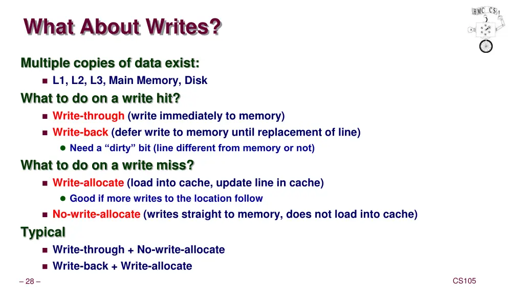 what about writes