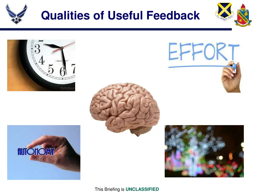 qualities of useful feedback 1