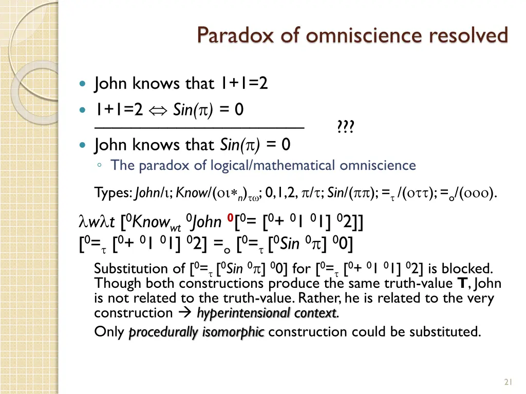 paradox of omniscience resolved