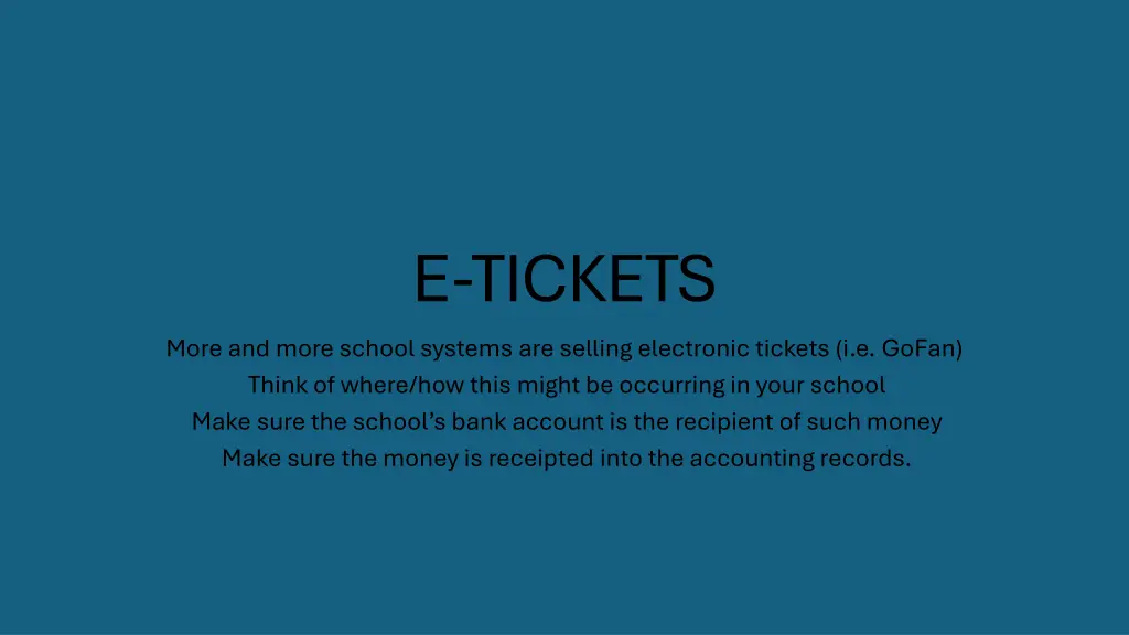 e tickets